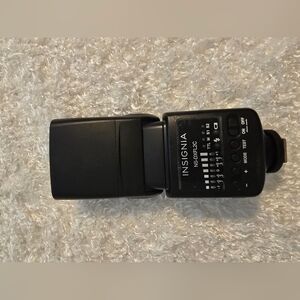 Insignia Black Camera Flash
